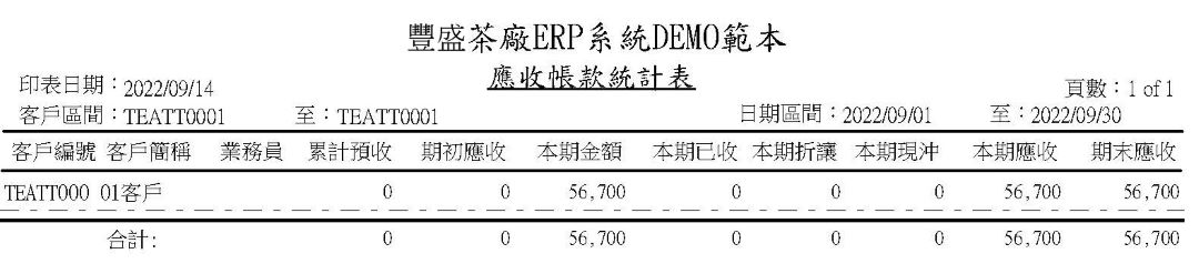 客戶月結與應收帳款對帳
